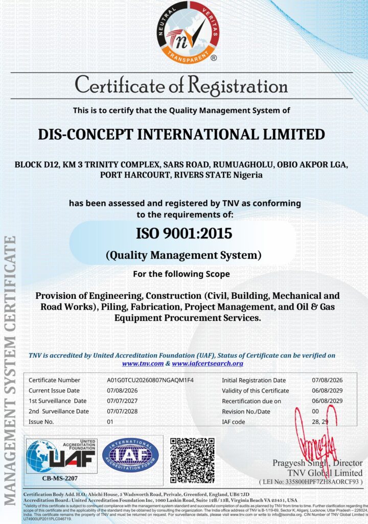 disconcept ISO cert